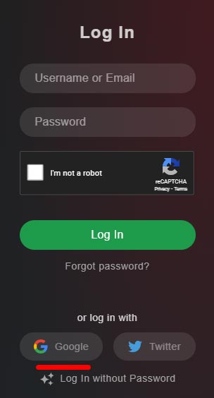 Stripchat - Use Gmail For Login